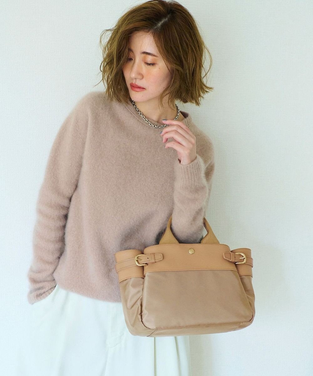 TOPKAPI 【Breath TOPKAPI】RIPPLE リプル ナイロン コンビ ベルト デザイン ミニ トートバッグ 