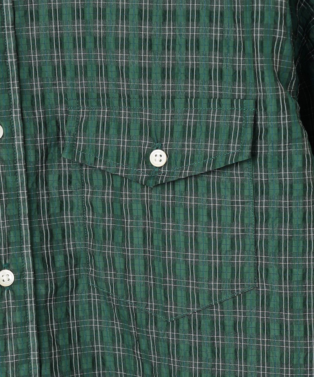 J.PRESS MEN 【こだわりの逸品】シアージャカードチェック シャツ / B.D. 