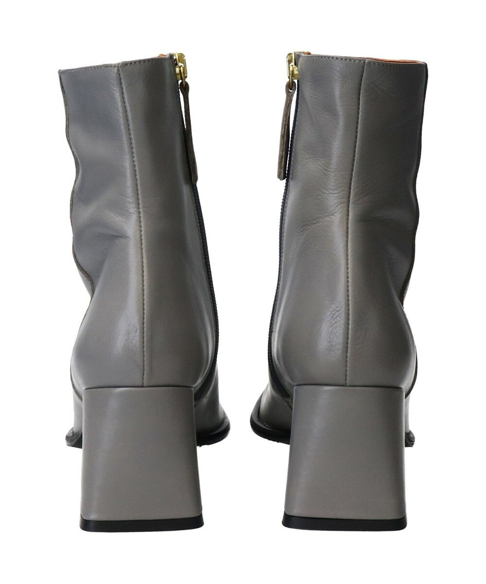 INTER-CHAUSSURES 【ANGEL ALARCON】フレアヒールセンターシームショートブーツ 