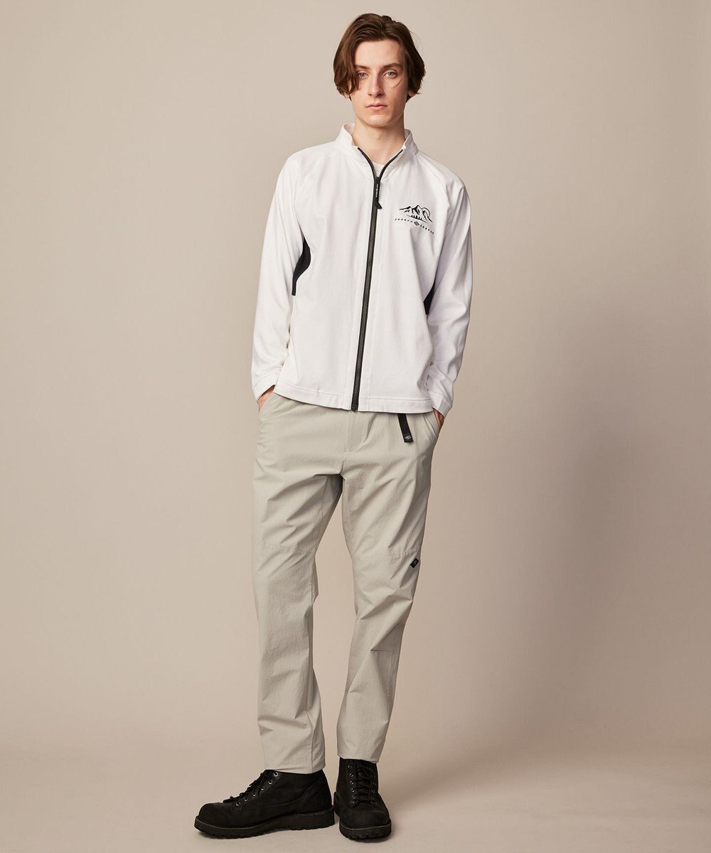 JOSEPH ABBOUD MOUNTAIN 【接触冷感性/速乾性/放湿性】 ICE PACKリバー天竺 ZIP アウター 