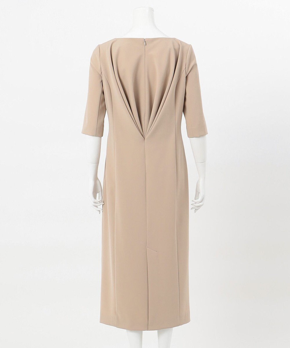 23区 【エステータ】コットンダブルクロス ハーフスリーブワンピース 