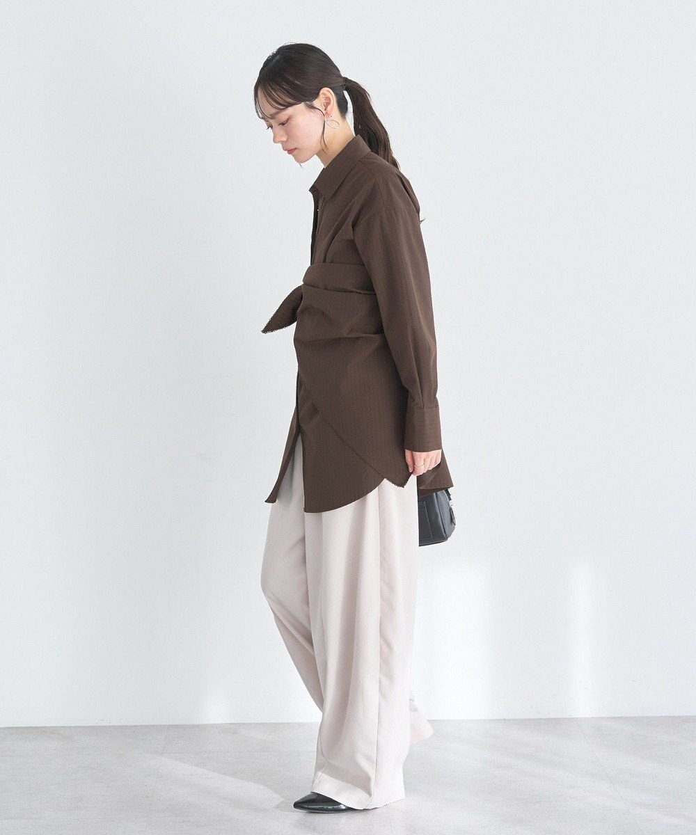 earth music&ecology 【SET ITEM】スカーフ付きスキッパーシャツ 