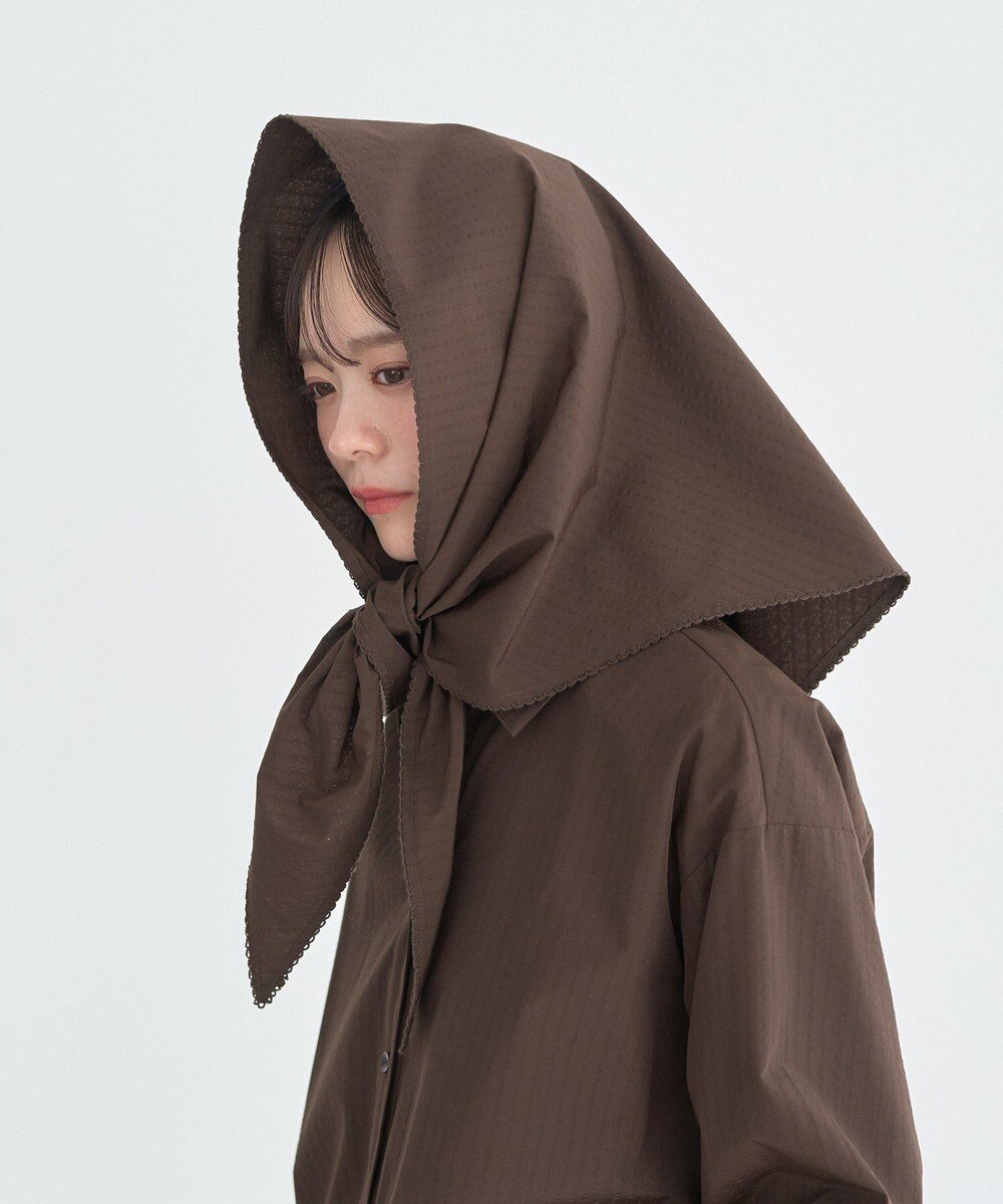 earth music&ecology 【SET ITEM】スカーフ付きスキッパーシャツ 