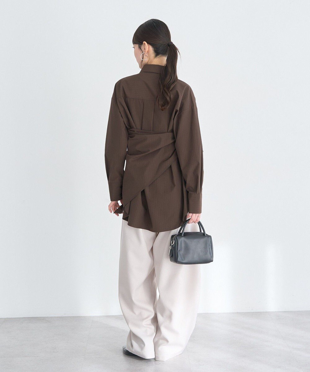 earth music&ecology 【SET ITEM】スカーフ付きスキッパーシャツ 