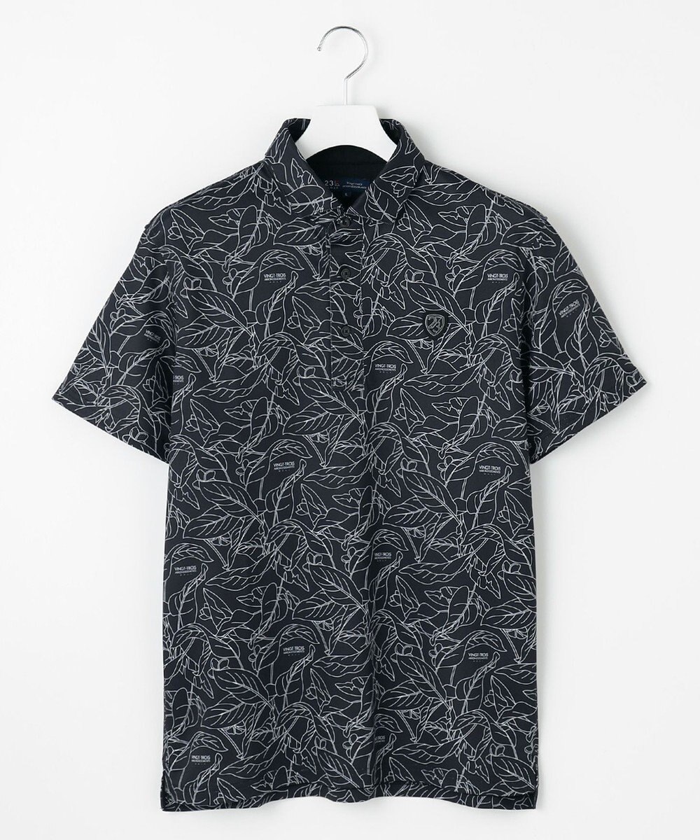 23区GOLF 【MEN】遮熱エイトムーブ リーフポロシャツ 