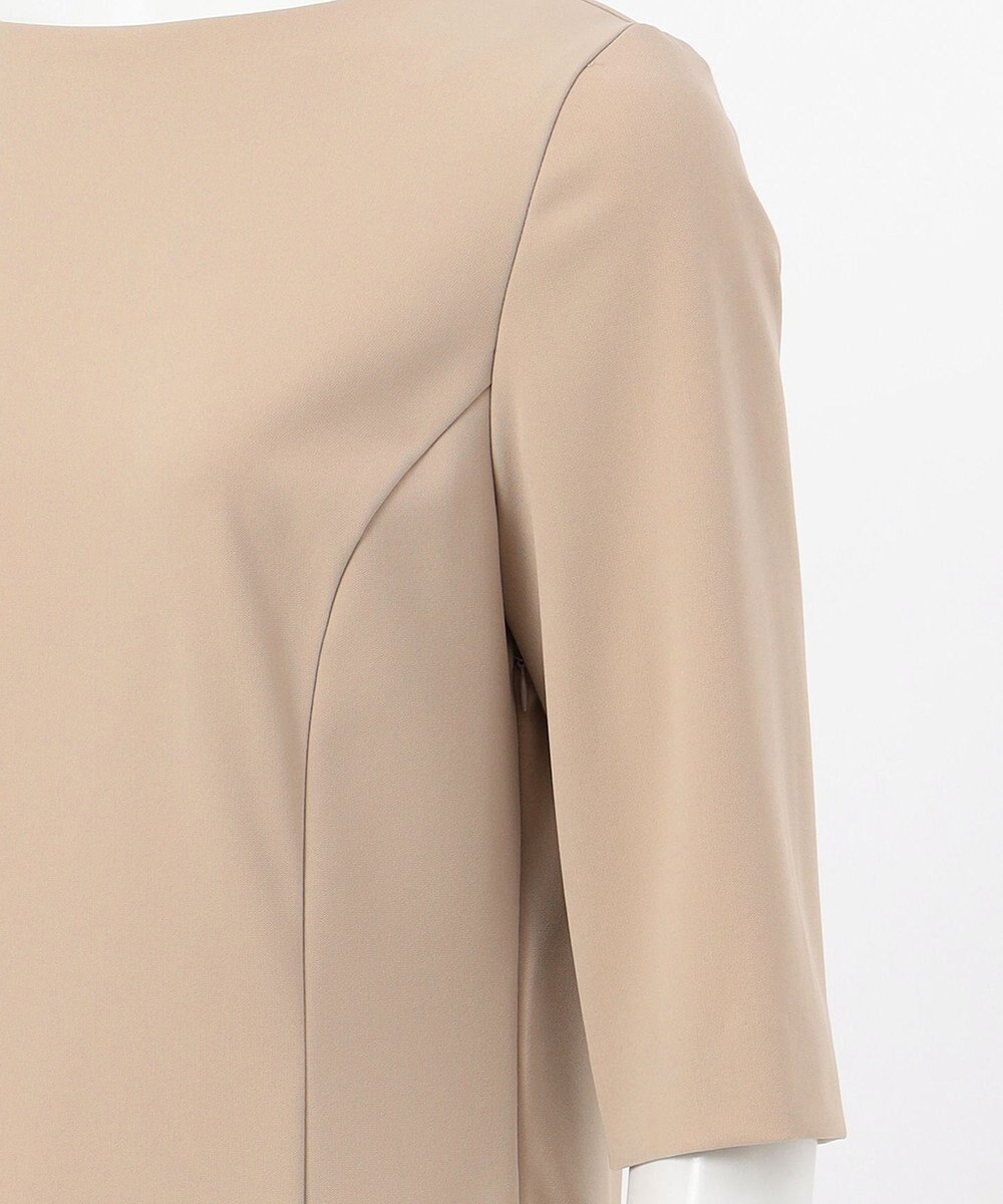 23区 【エステータ】コットンダブルクロス ハーフスリーブワンピース 