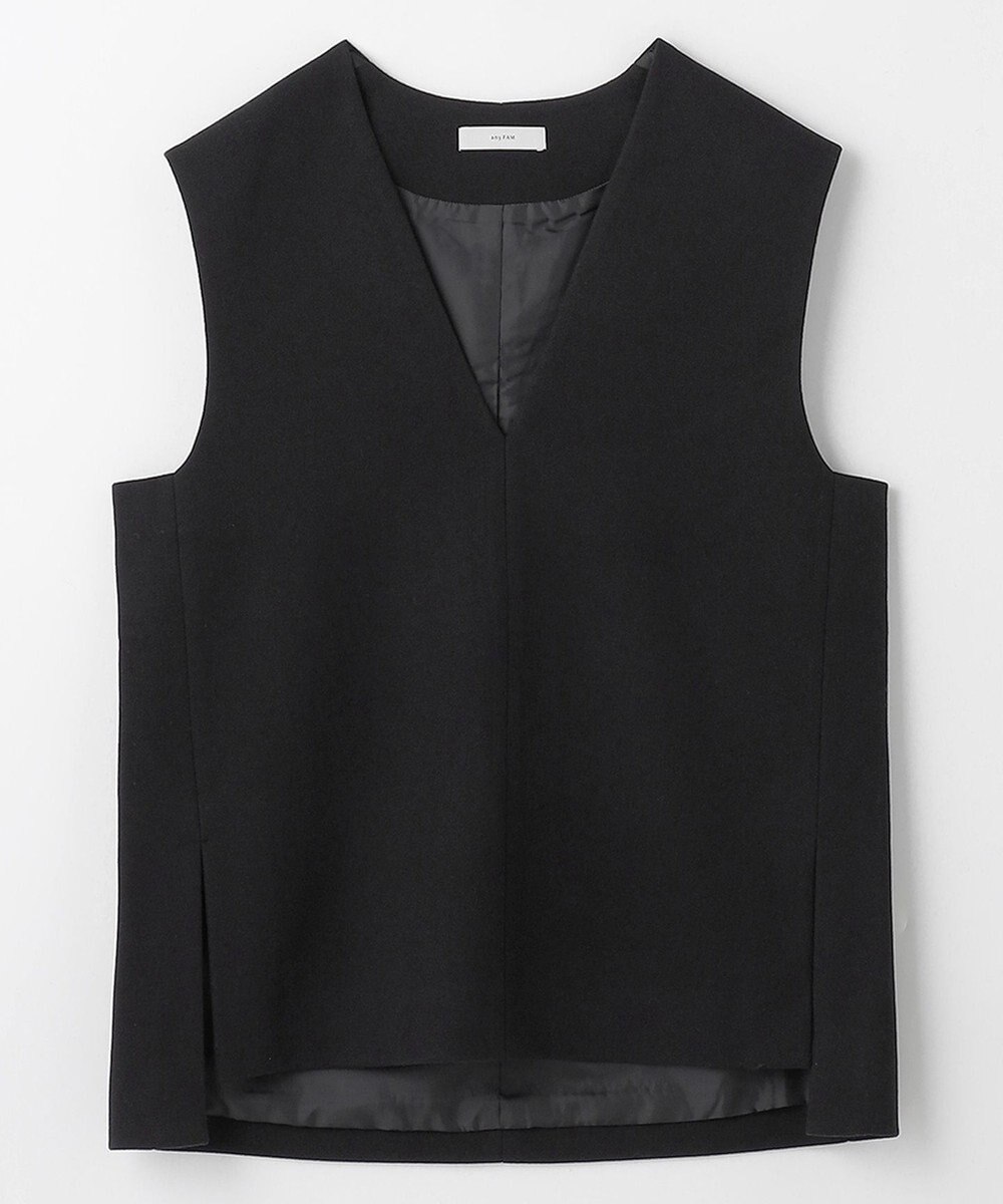 ANY フェイクウールベスト 