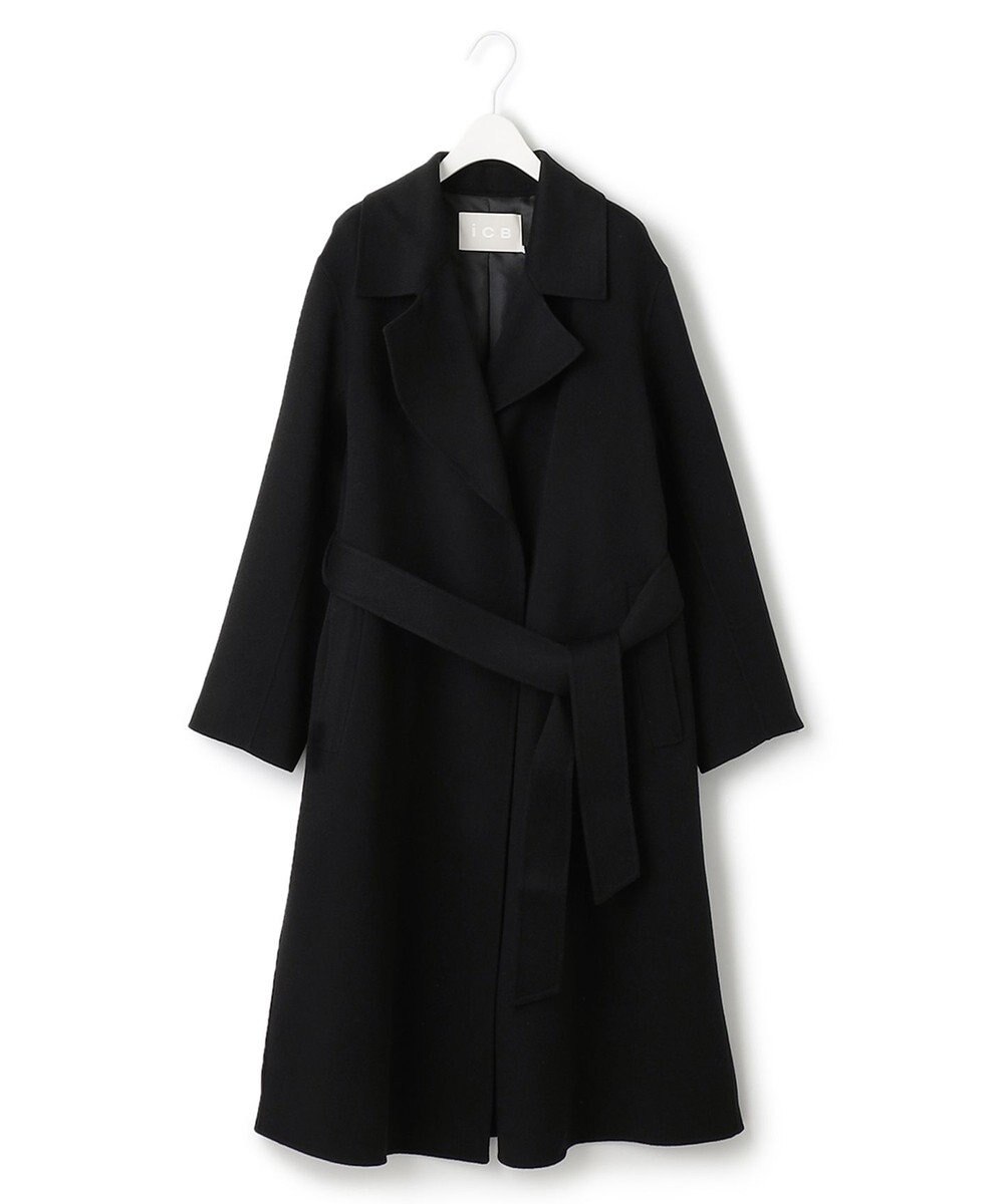 ICB ウールリバー ロングトレンチコート 