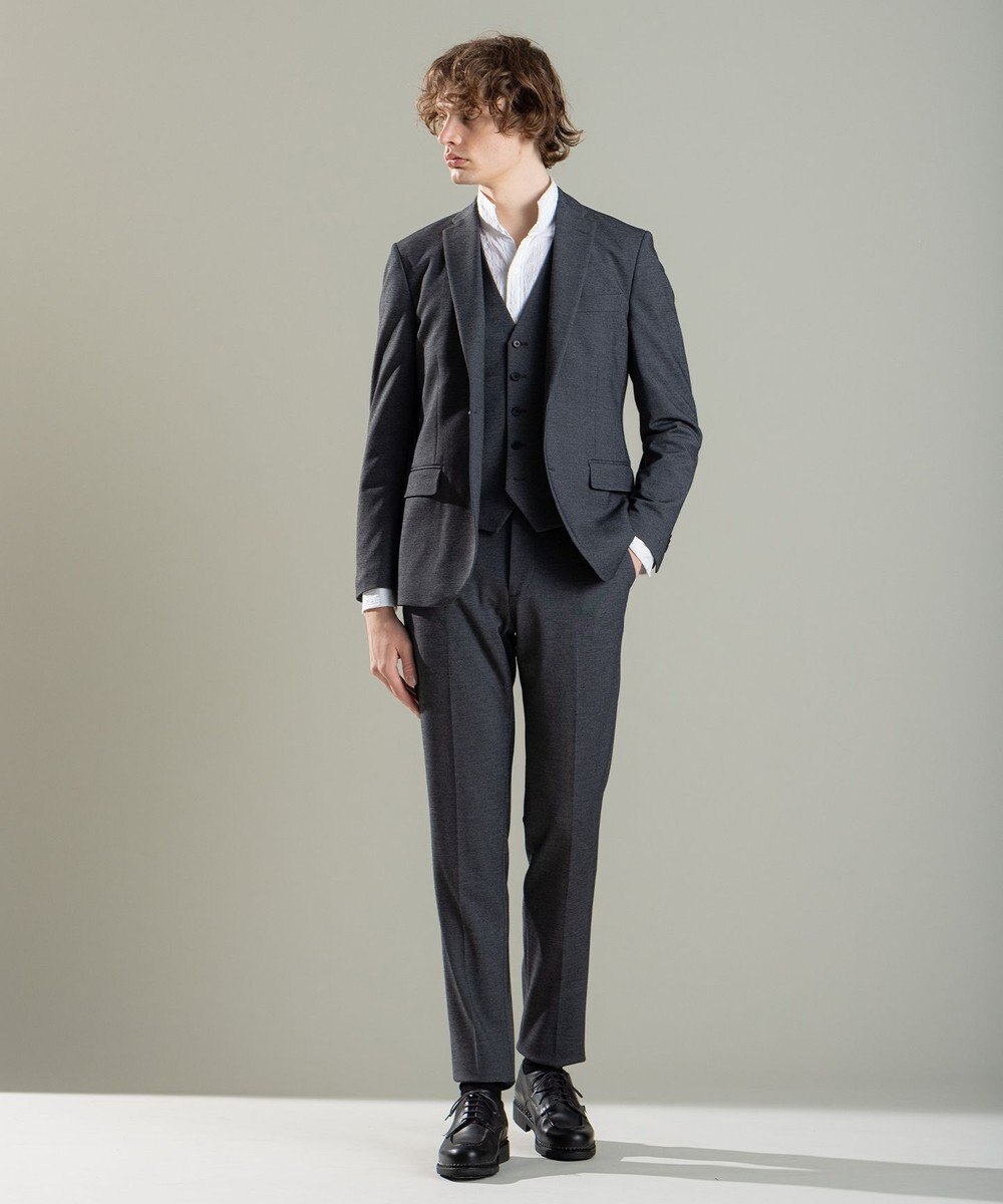 JOSEPH HOMME トリックジャガードストレッチ　ウイングカラーシャツ 