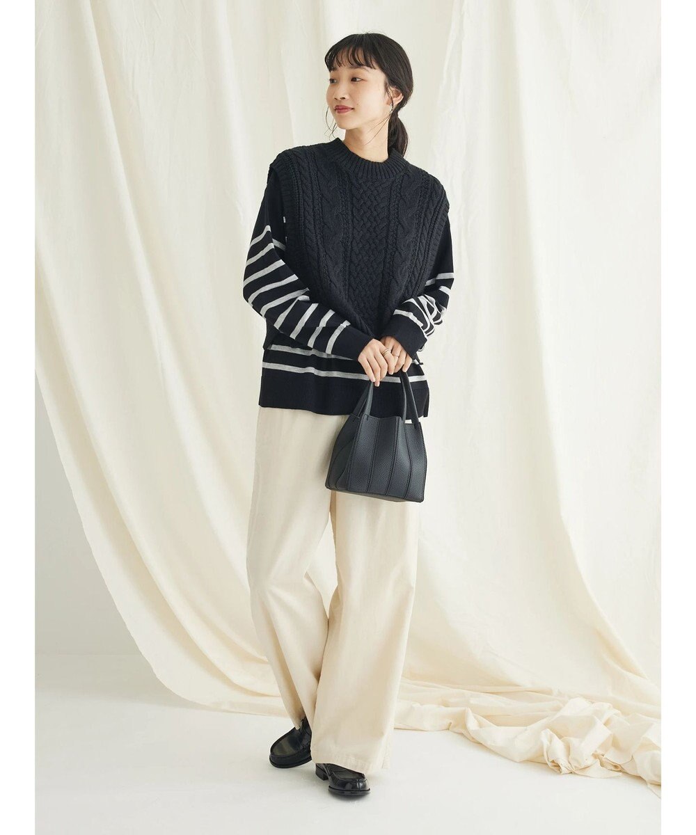 CRAFT STANDARD BOUTIQUE シルク混ニット長袖プルオーバー 