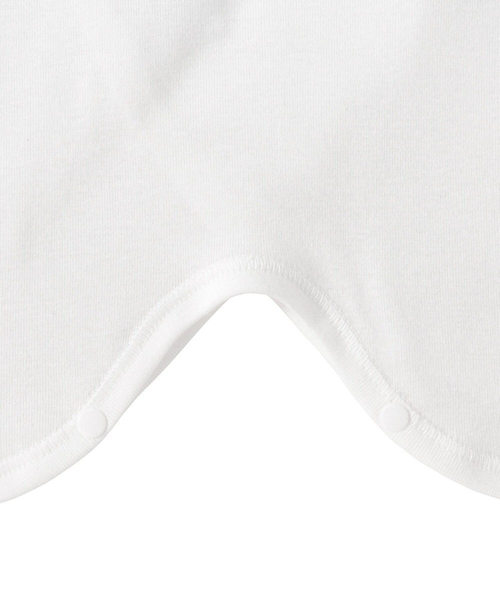 MIKI HOUSE HOT BISCUITS フライス コンビ肌着 無地 