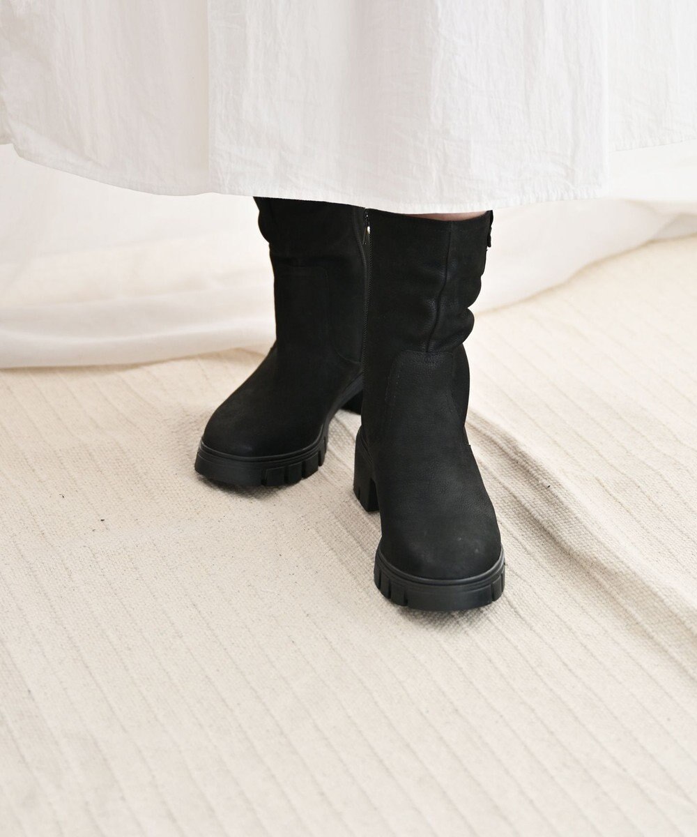 Pointer 本革ミドル丈ブーツ 