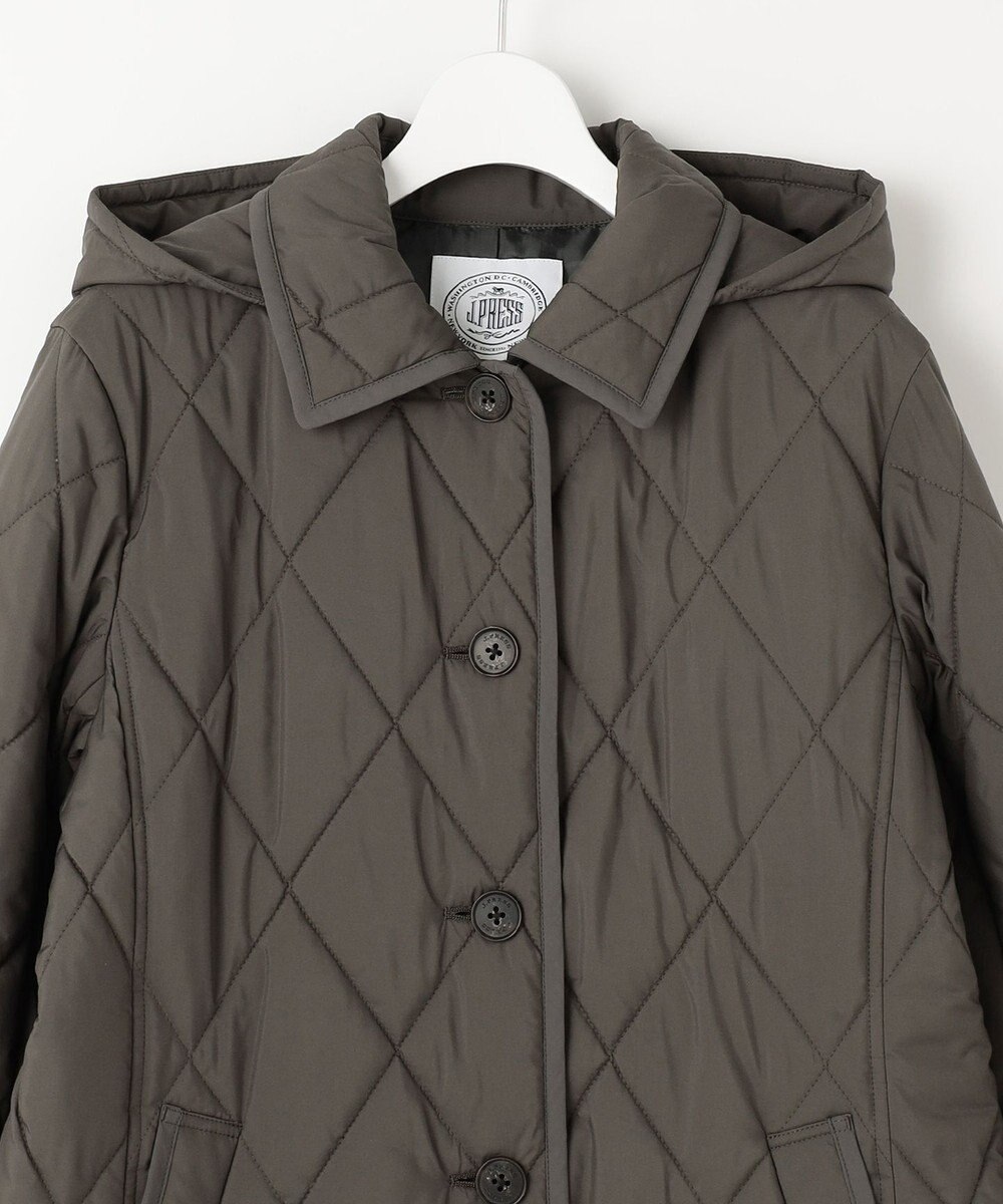 J.PRESS LADIES S 【抗菌防臭】コンパクトタフタプレミアム撥水 ショート アウター 