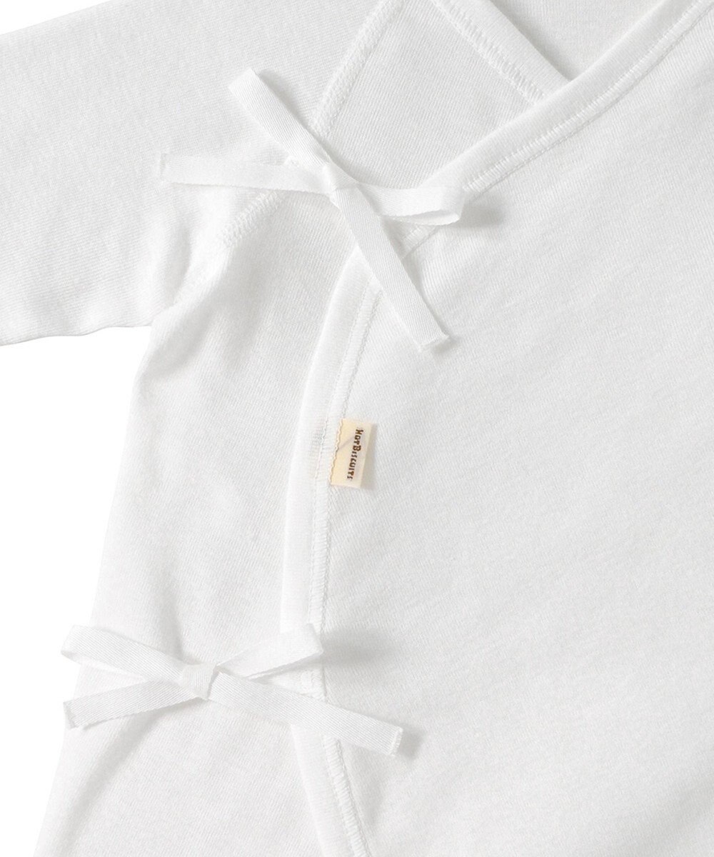 MIKI HOUSE HOT BISCUITS フライス コンビ肌着 無地 