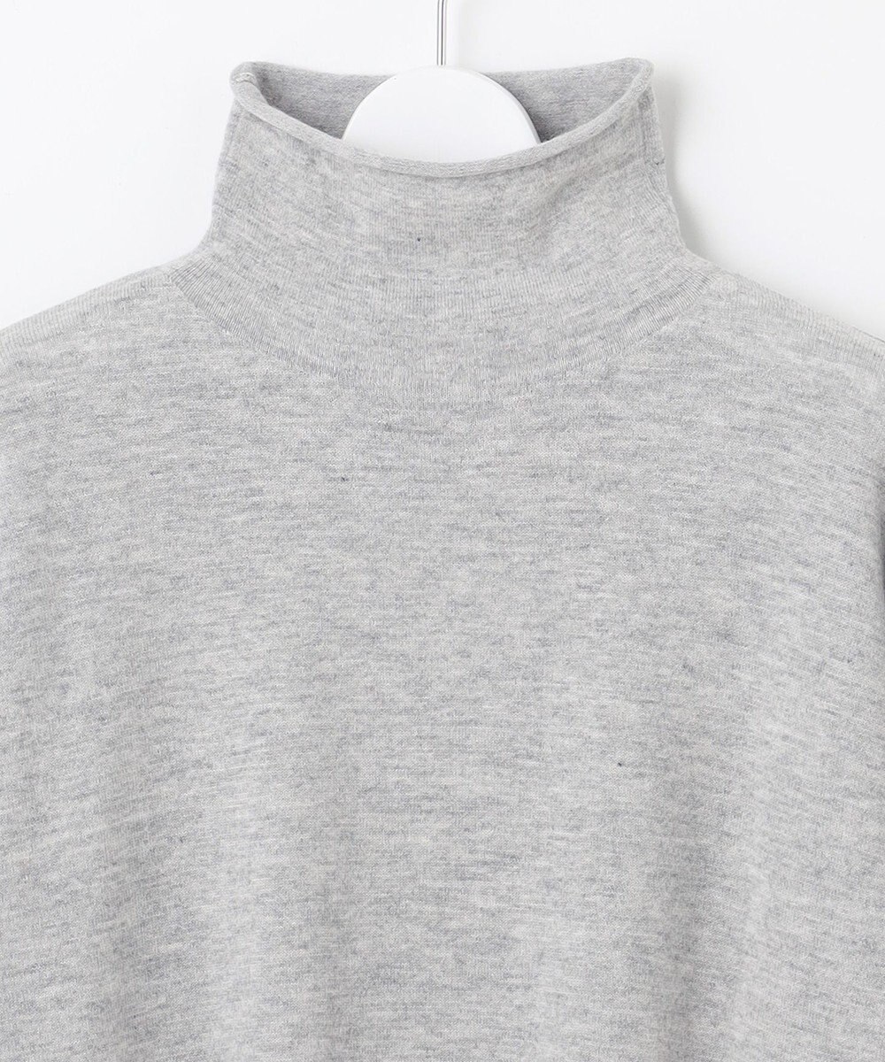 自由区 【洗える】ソフトウールハイゲージハイネック ニット 