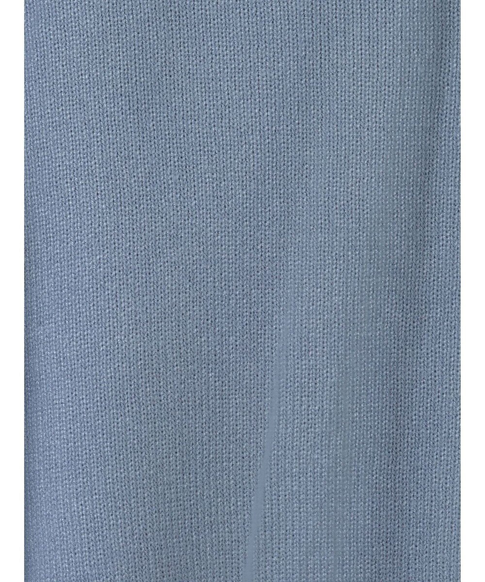 earth music&ecology チュールドッキング半袖ニットプルオーバー 