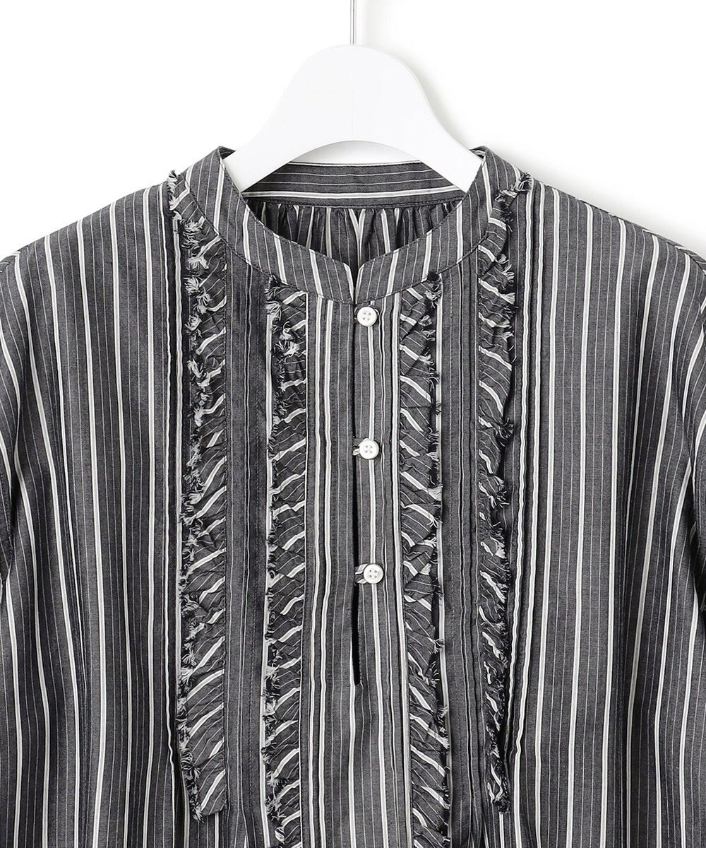 J.PRESS YORK STREET 【WOMEN】タイプライターフリンジ ブラウス 