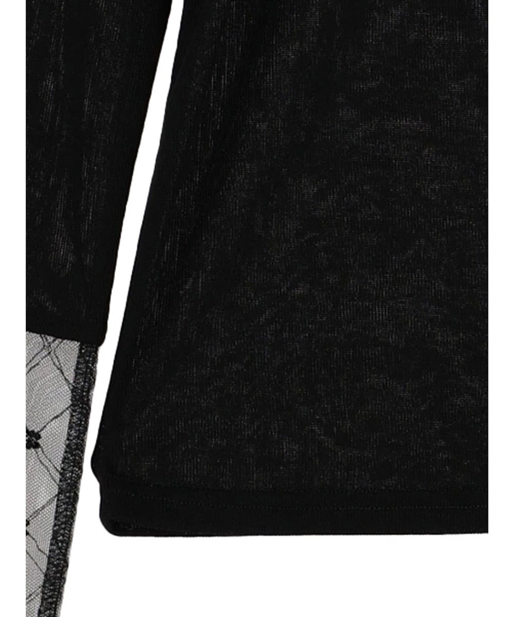 earth music&ecology チュールビジュープルオーバー 