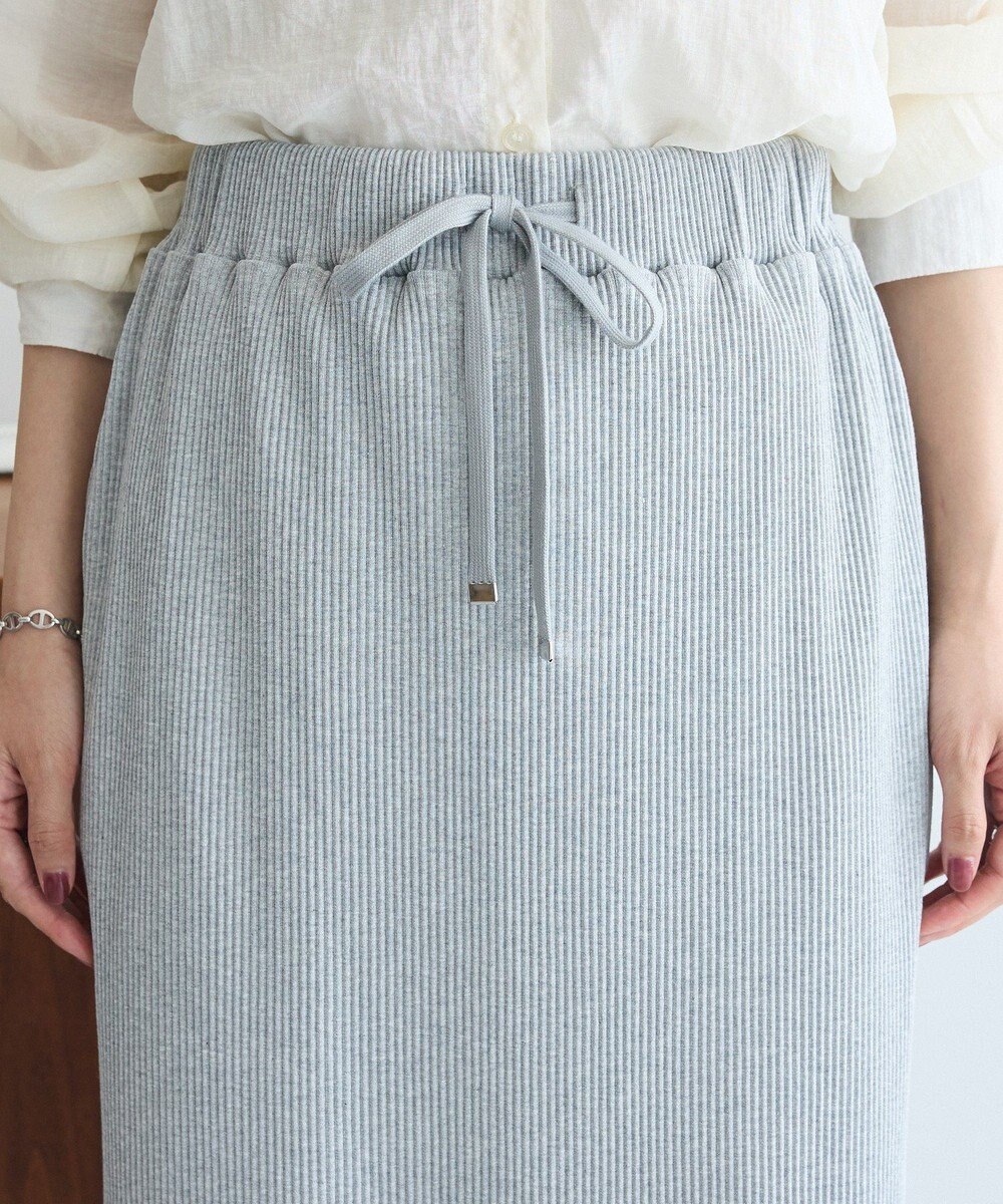 Green Parks 楽ちんＩラインリブスカート 