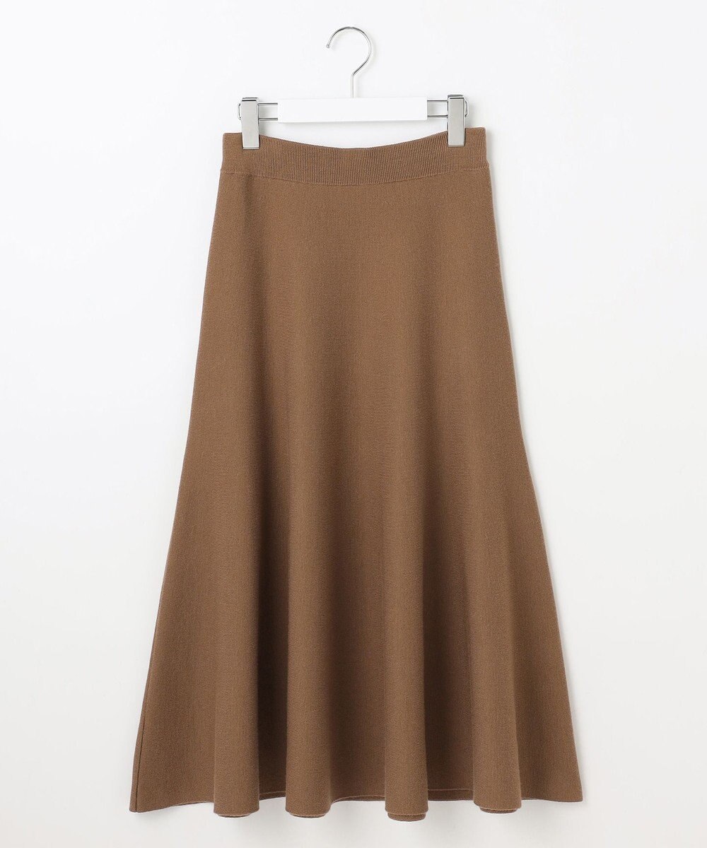 自由区 S 【カタログ掲載】ウールミラノニットフレア スカート 