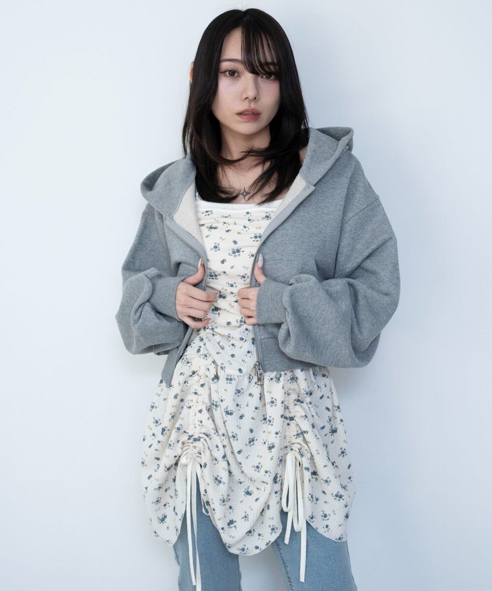 WEGO ドロストデザインキャミワンピース 