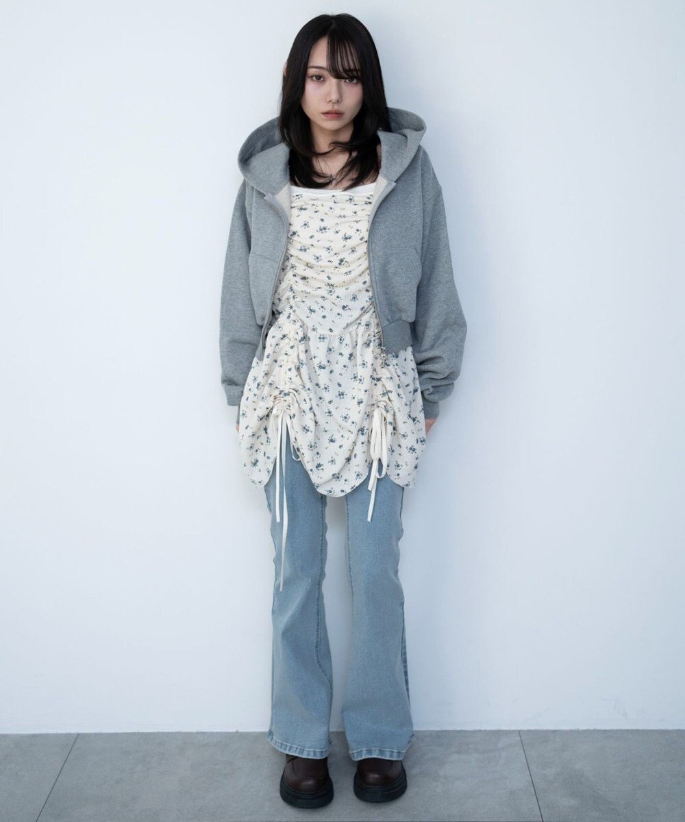 WEGO ドロストデザインキャミワンピース 