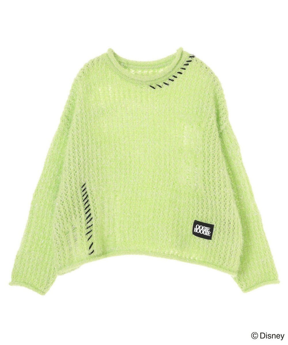 Green Parks ナイトメア／ラメメッシュニットプルオーバー 