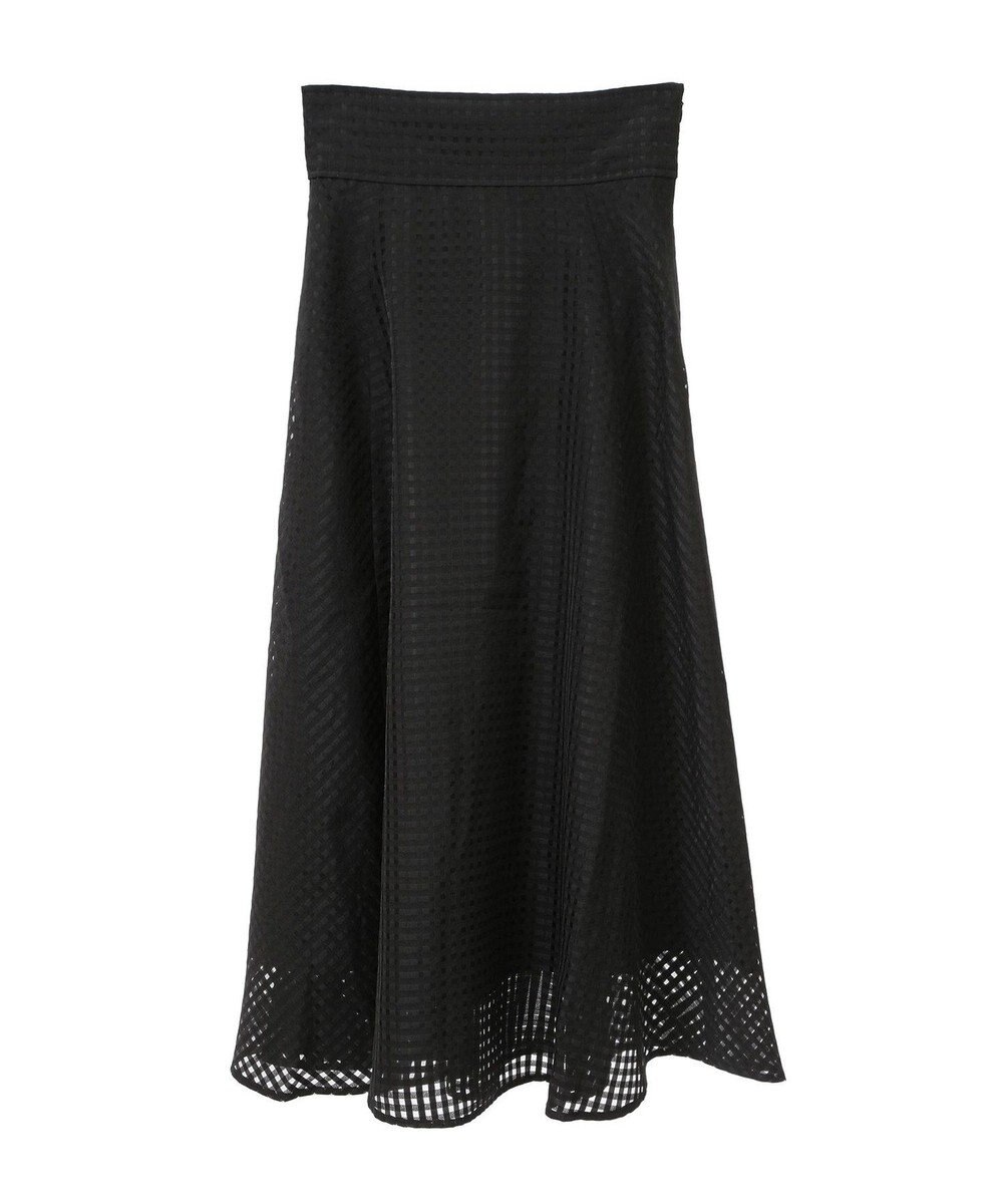 earth music&ecology シアーチェックスカート 