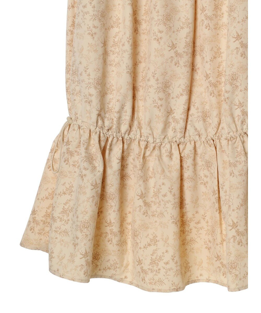 earth music&ecology フラワーティアードテックスカート 