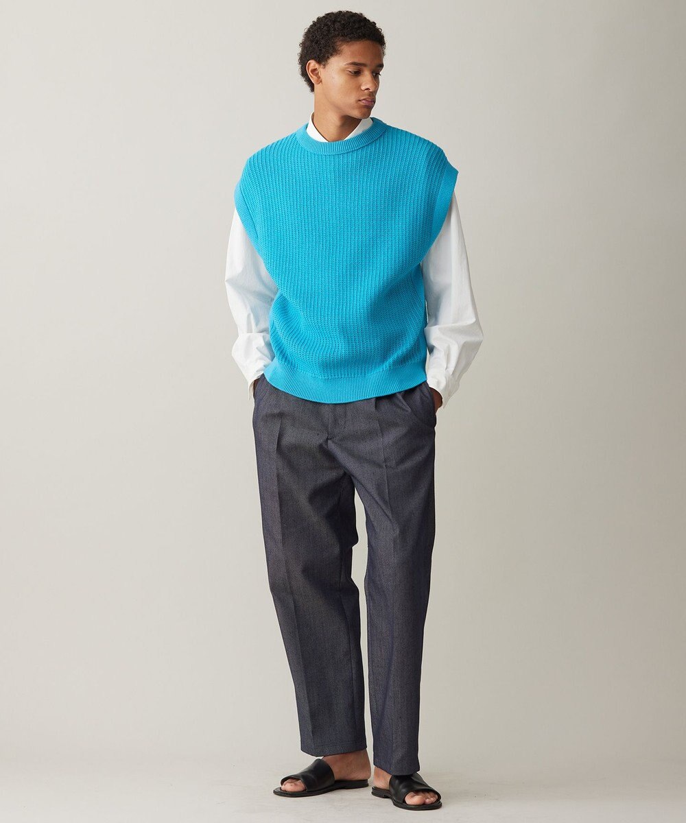 UNFILO MENS メッシュ ニットベスト [24年春夏商品] 