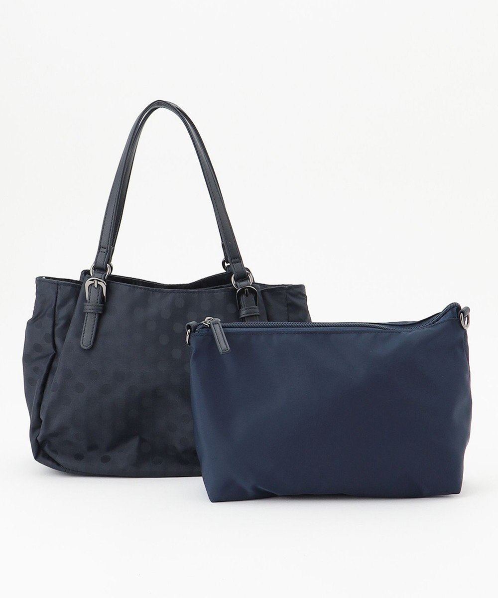 Y'SACCS 【Y’SACCS vous et】ドットジャカード マルチウェイトート Sサイズ 