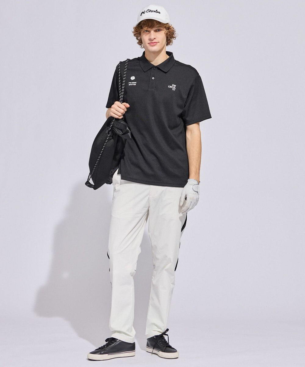 PW CIRCULUS 【MEN】ミニワッフル鹿の子ポロ ゴルフ 