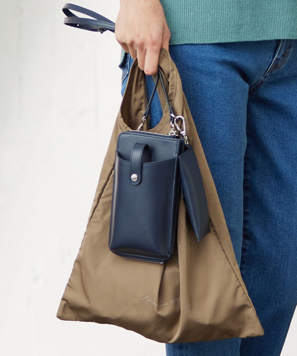 J.PRESS LADIES 【セットアイテム】 エコバッグ付き スマホ ポシェット 