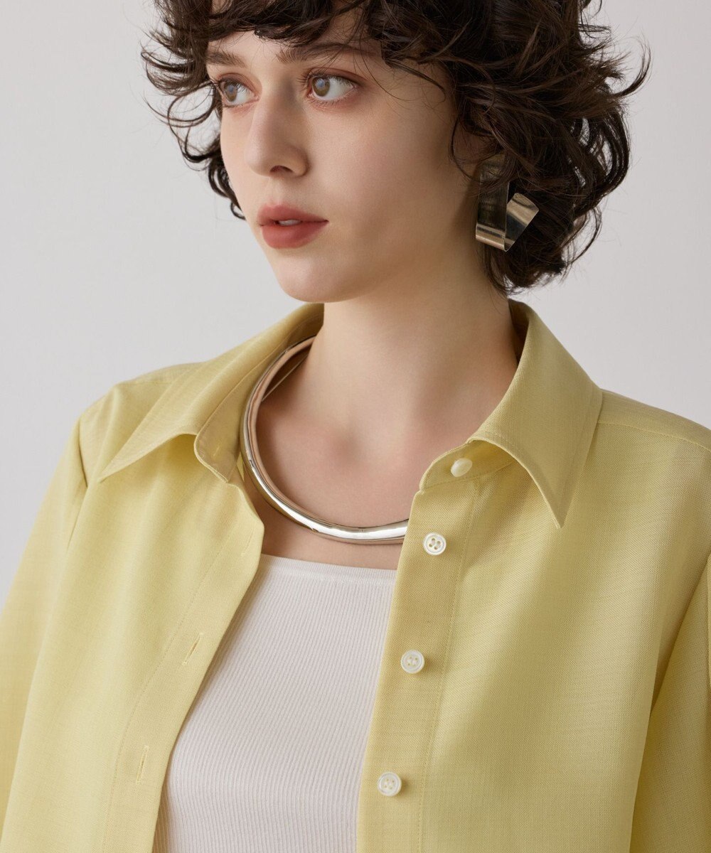 GRACE CONTINENTAL フレアスリーブシャツ 