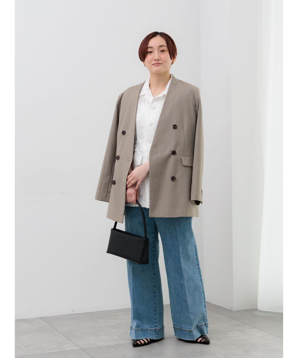 Te chichi カットジャガードジレ 