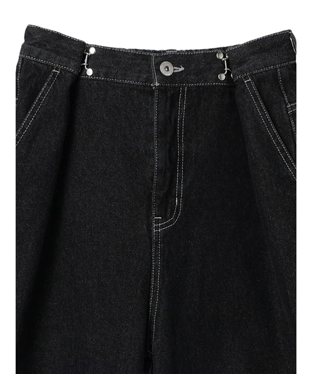 earth music&ecology タックホックデニムパンツ 