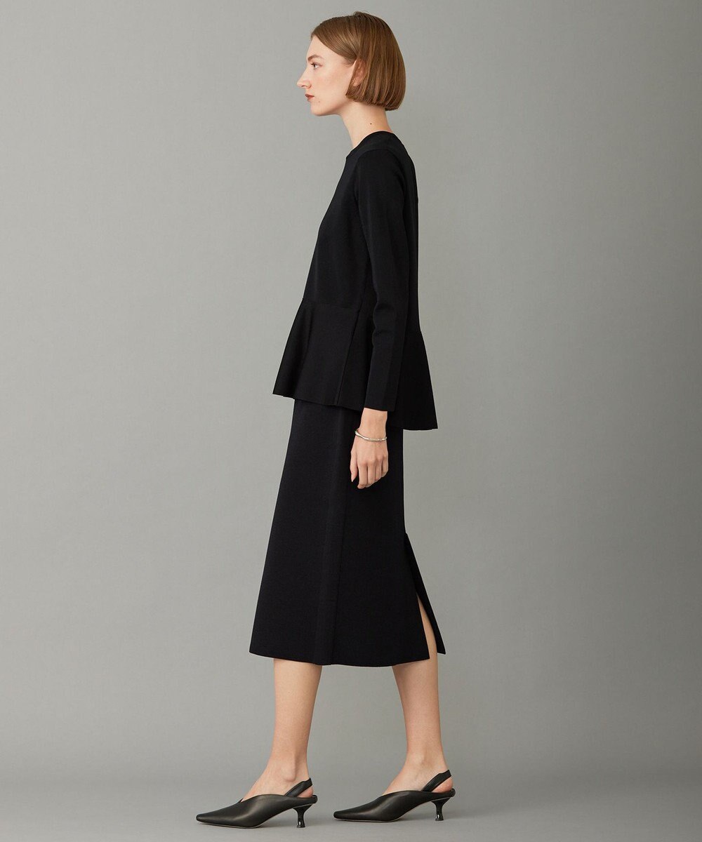 ICB 【洗える】シンセティックヤーンスムース ニットスカート 