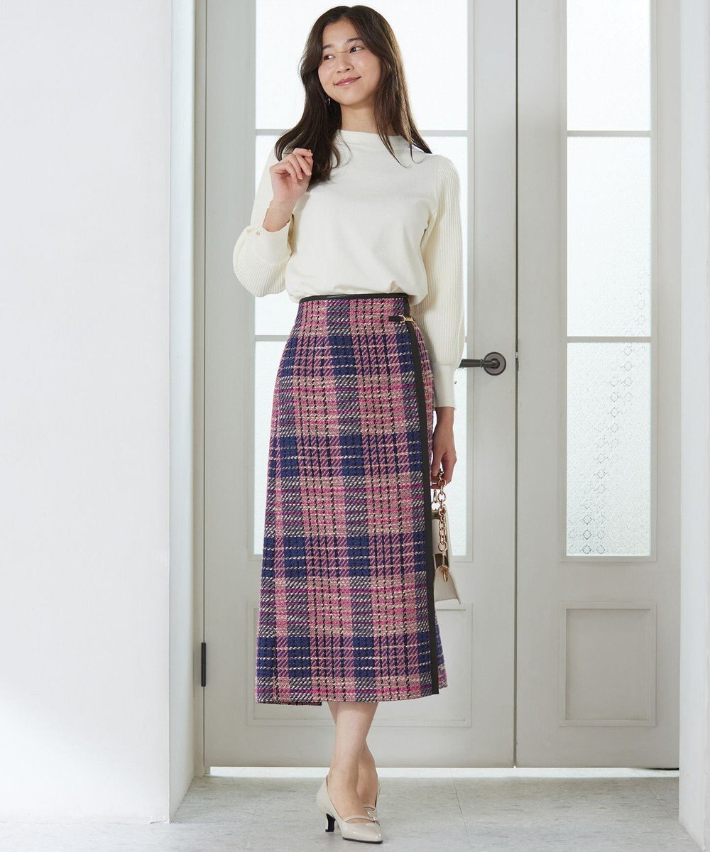 ANY SIS 【25周年記念】ビットポイントツイーディ スカート 