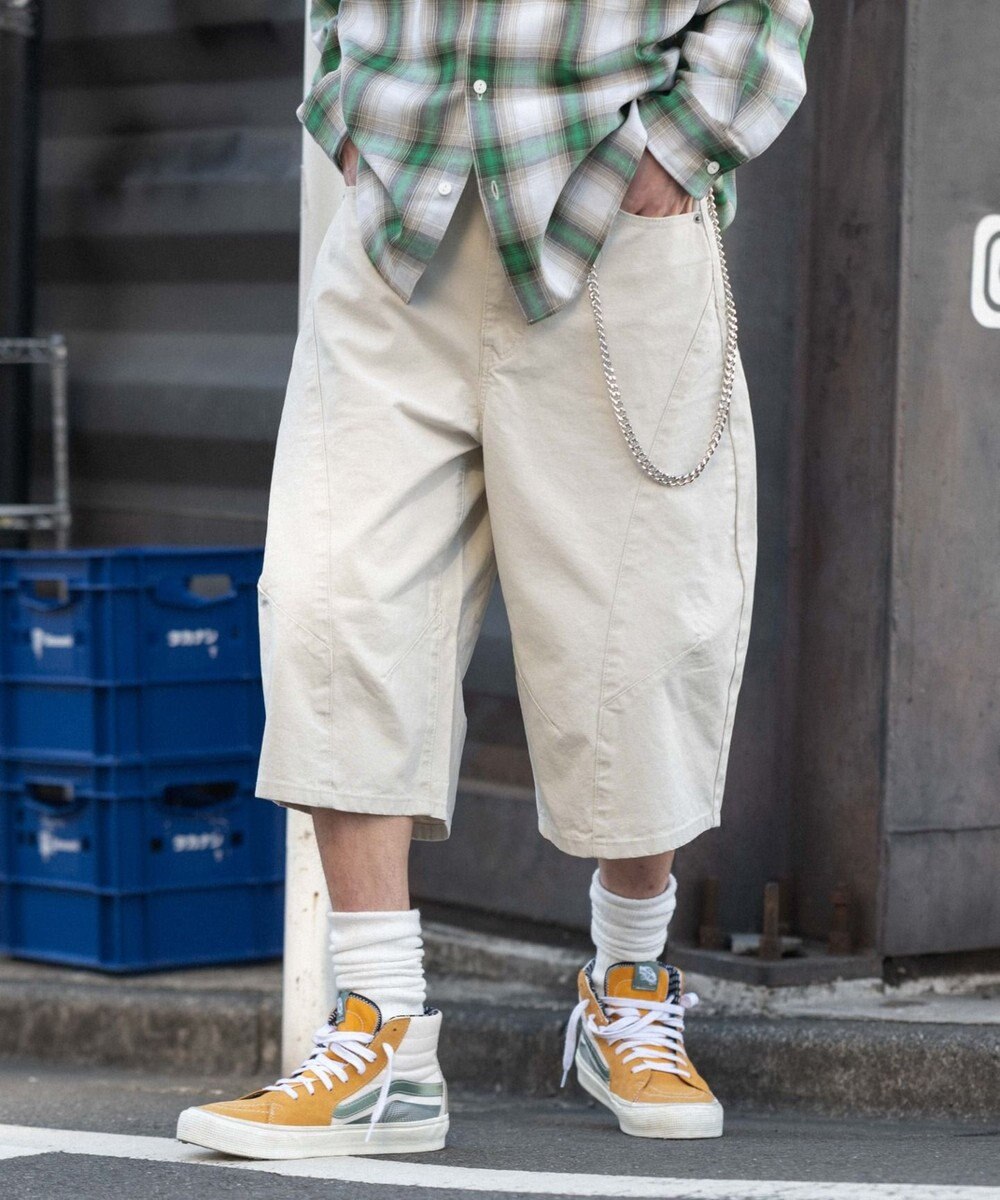 WEGO 【SMLサイズ展開】チェーン付きバルーンショーツ 