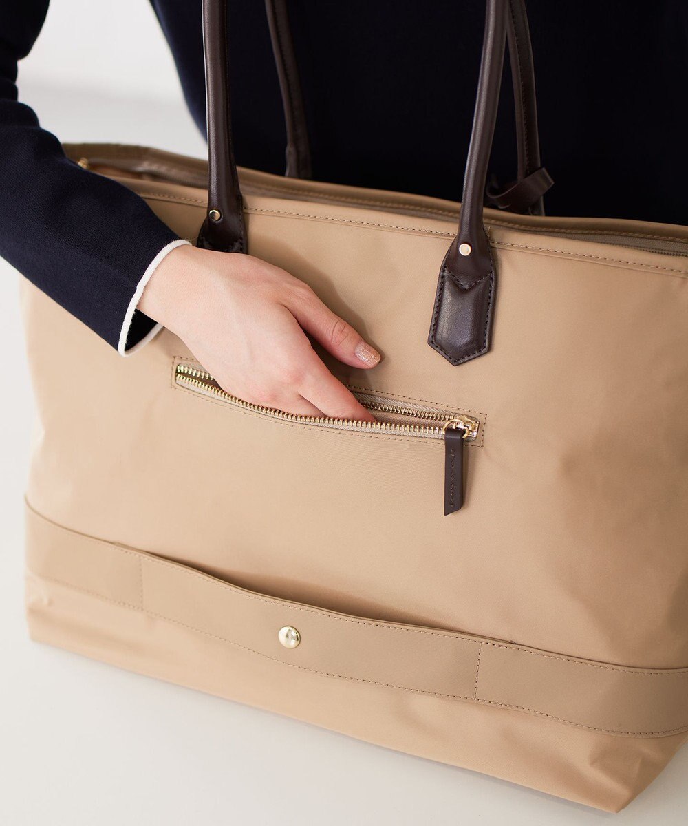 J.PRESS LADIES 【WEB限定・A4サイズ収納可】 ナイロントラベル トート バッグ 