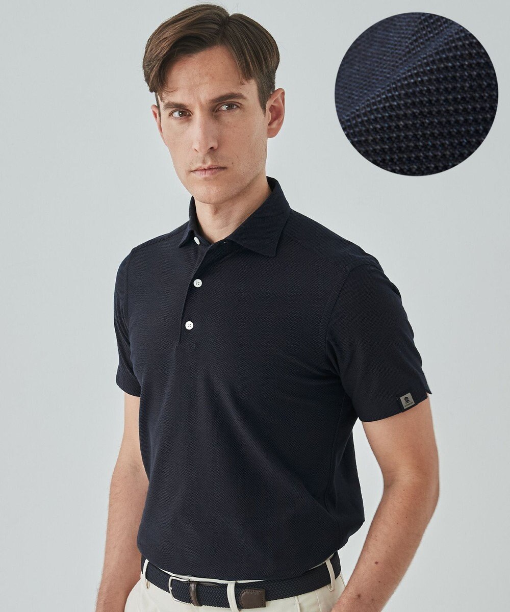 GOTAIRIKU 2年連続売上NO1【仕事で着られる】キレイめ 鹿の子ビズポロシャツ 