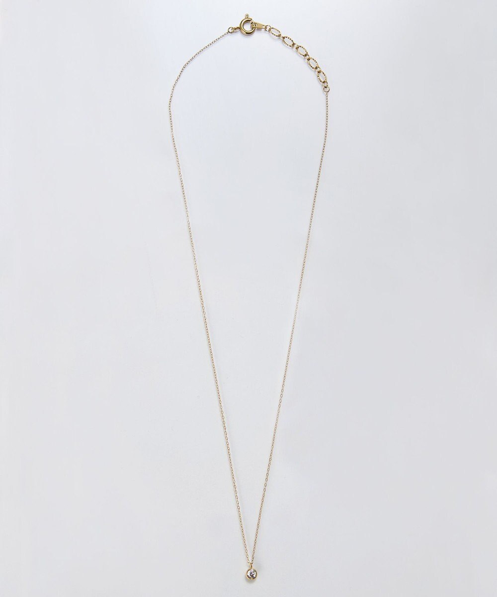 Phoebe 【金属アレルギー対応】ワンスパークネックレス/サージカルステンレス ゴールド 