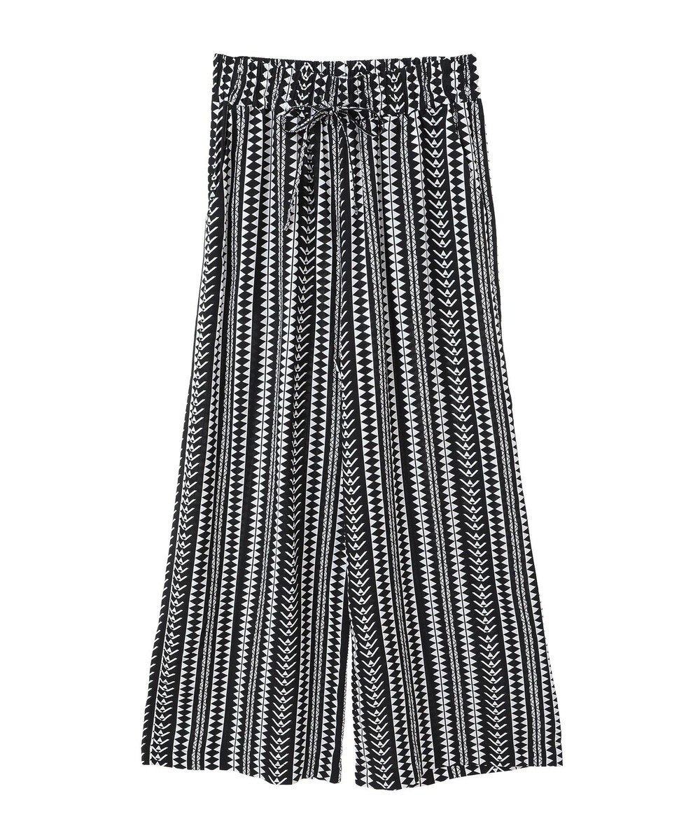 CRAFT STANDARD BOUTIQUE レーヨン総柄ワイドパンツ 