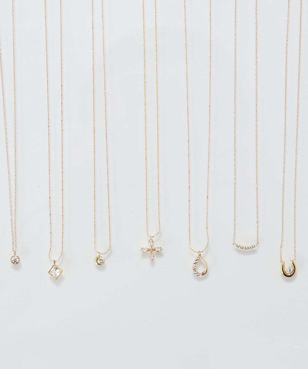 Phoebe 【金属アレルギー対応】ワンスパークネックレス/サージカルステンレス ゴールド 