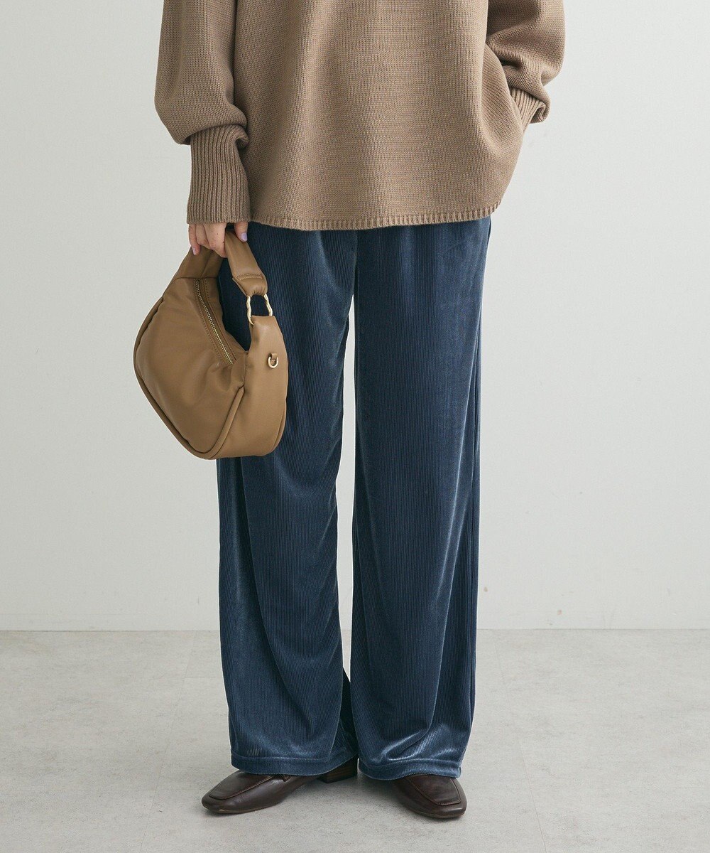 Green Parks ・ＳＵＧＡＲ　ＳＰＯＯＮ　ストライプベロアパンツ 