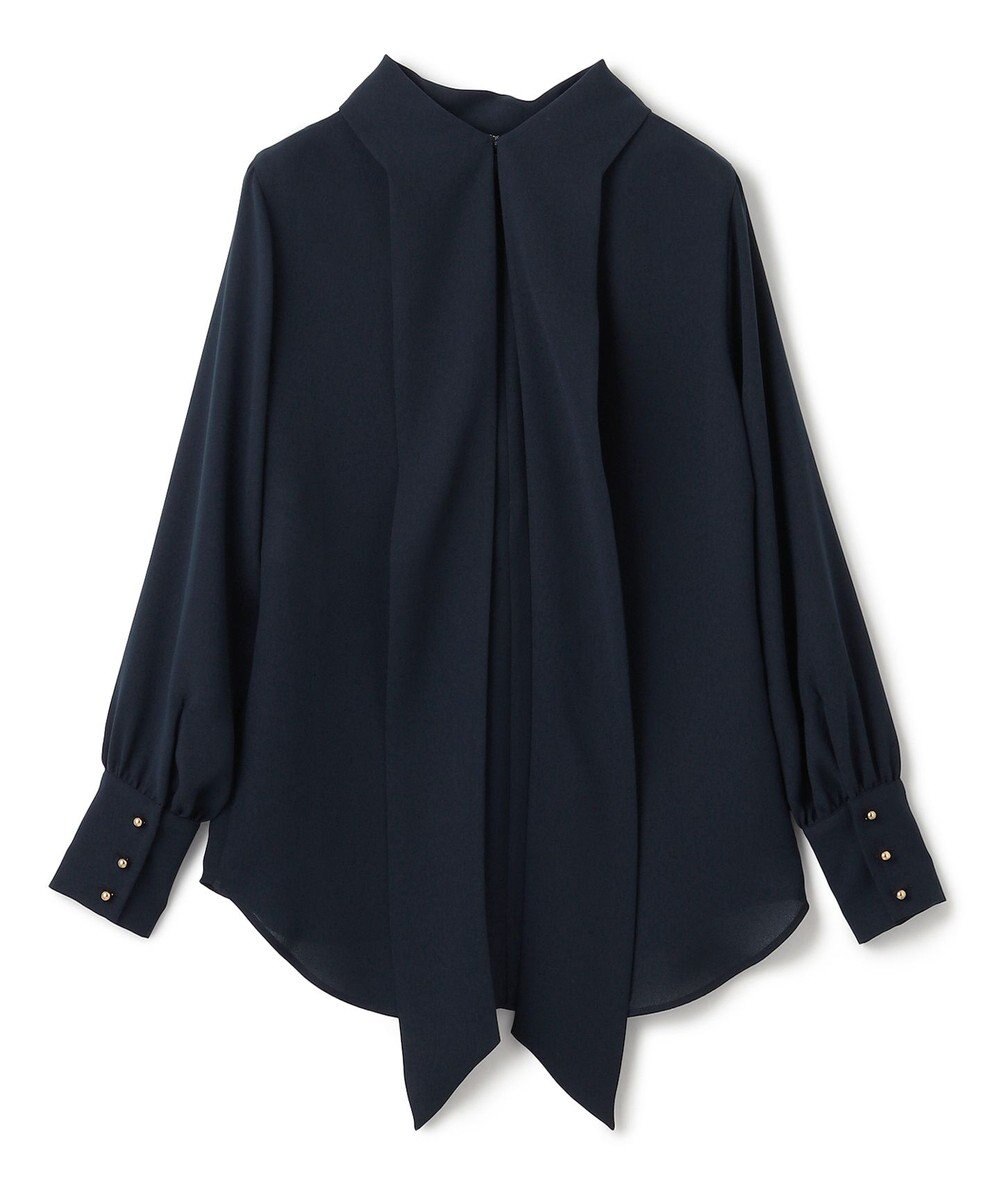 BEIGE， 【WEB限定・洗える】STOW / ボウタイブラウス 