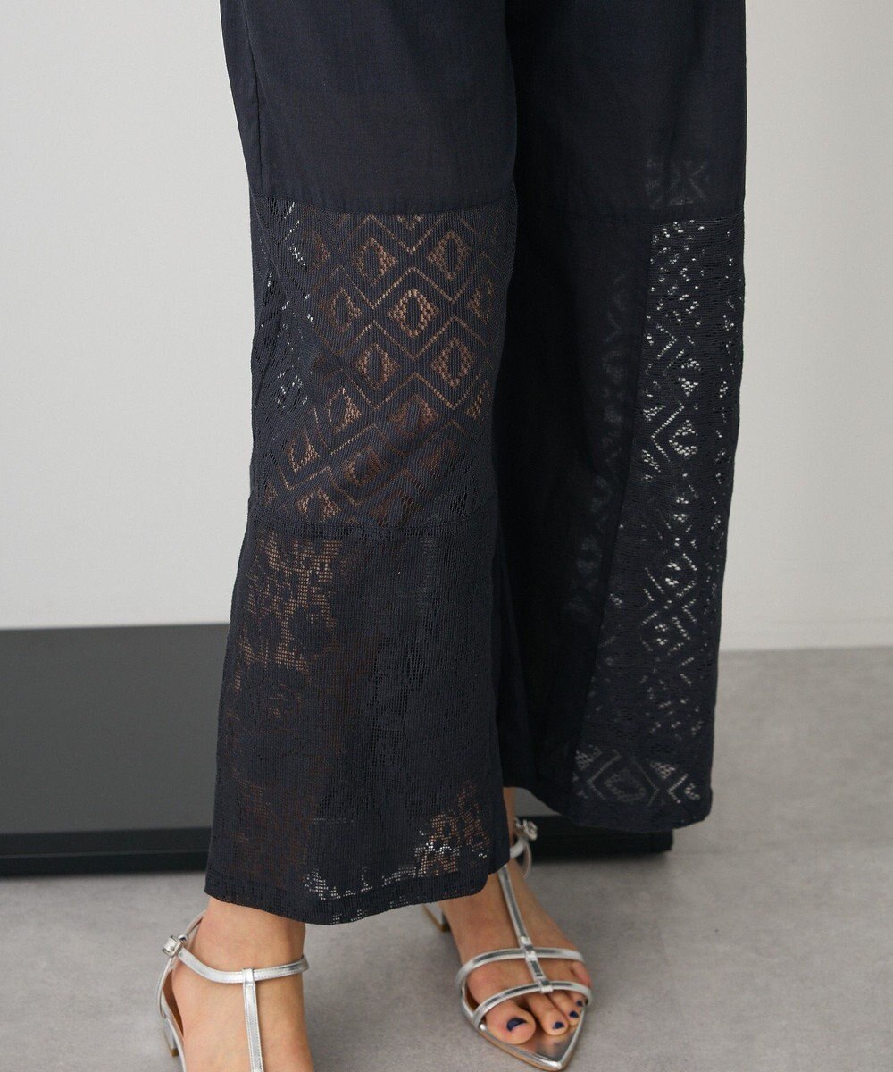 CRAFT STANDARD BOUTIQUE レースパッチワークパンツ 