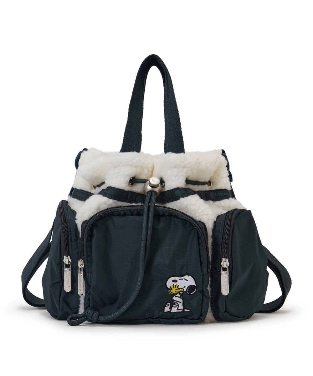 LeSportsac CONV DRAWSTRING CRSSBDY/ウォームハグコンバーティブルクロスボディ 