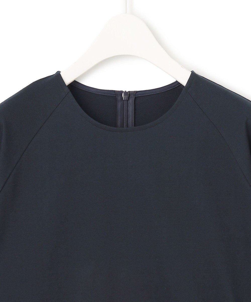 ICB L 【接触冷感・UVケア・洗える】コンフォートプレーティング パフスリーブカットソー 