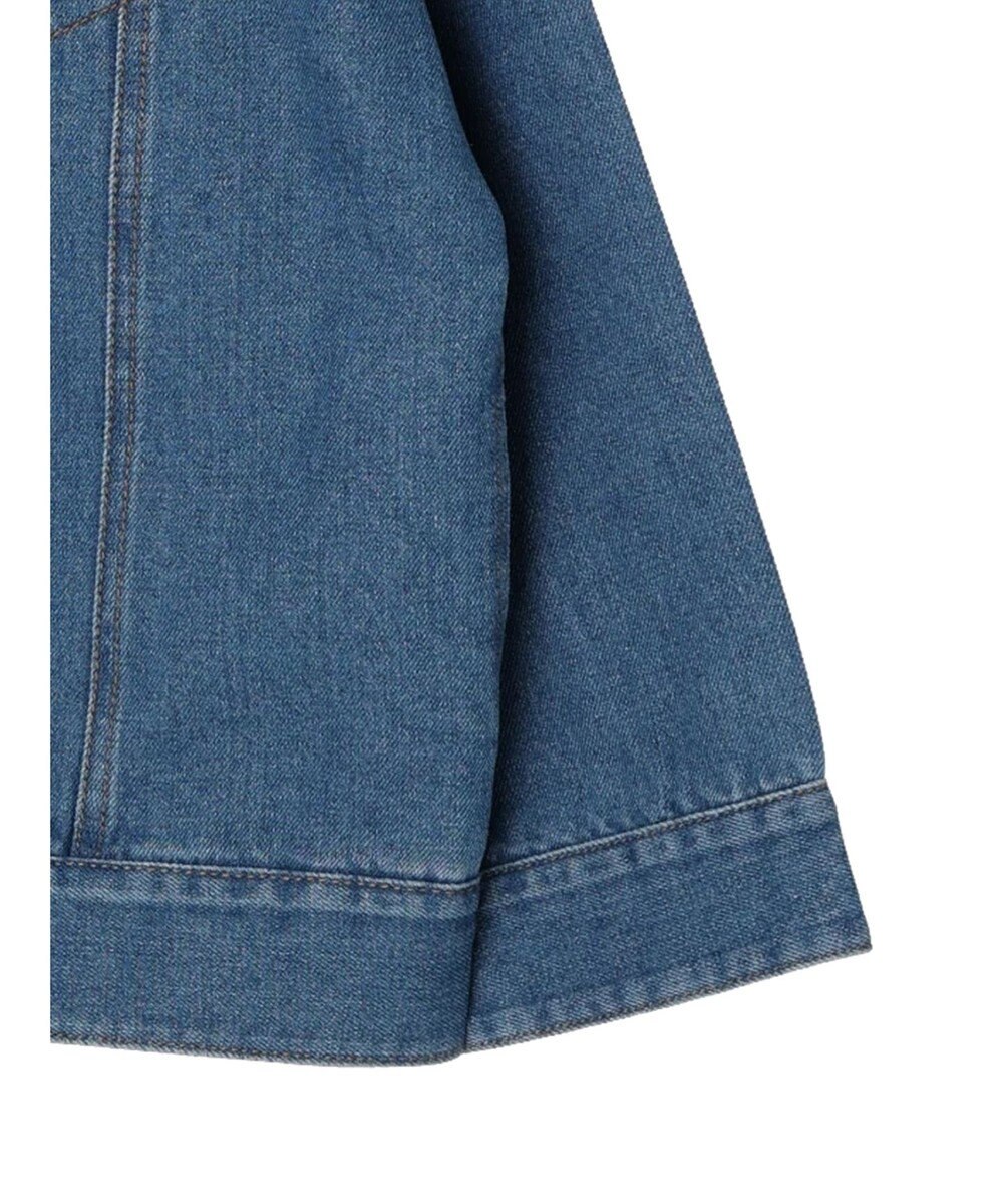 Green Parks ノーカラーデニムジャケット 